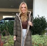 Isabell Maxi kabát khaki – Innova Fashion